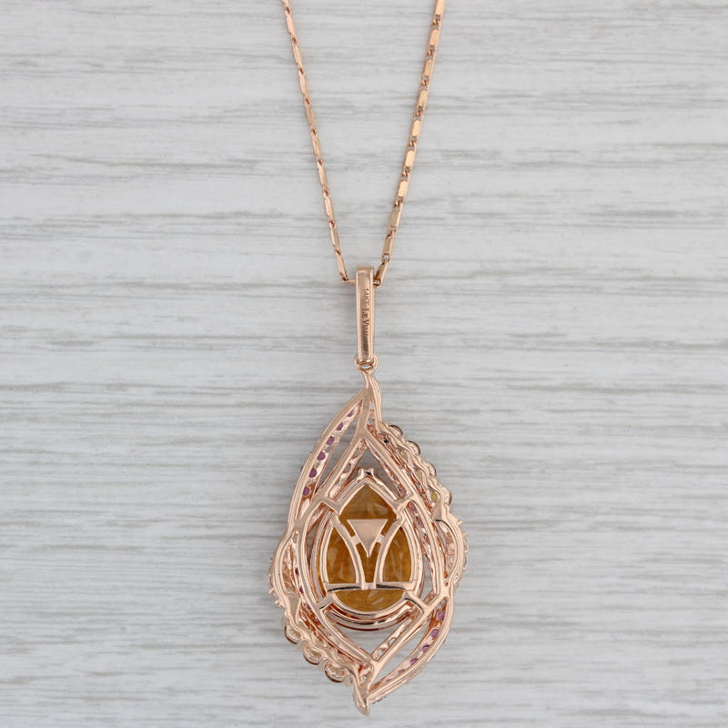 Le Vian Diamond Heart Necklace 3/8 ct tw 14K Strawberry Gold | Kay